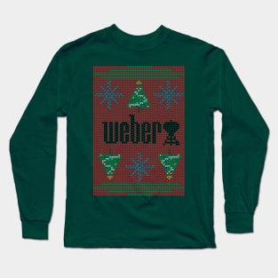 Weber Ugly Holiday Sweater Long Sleeve T-Shirt